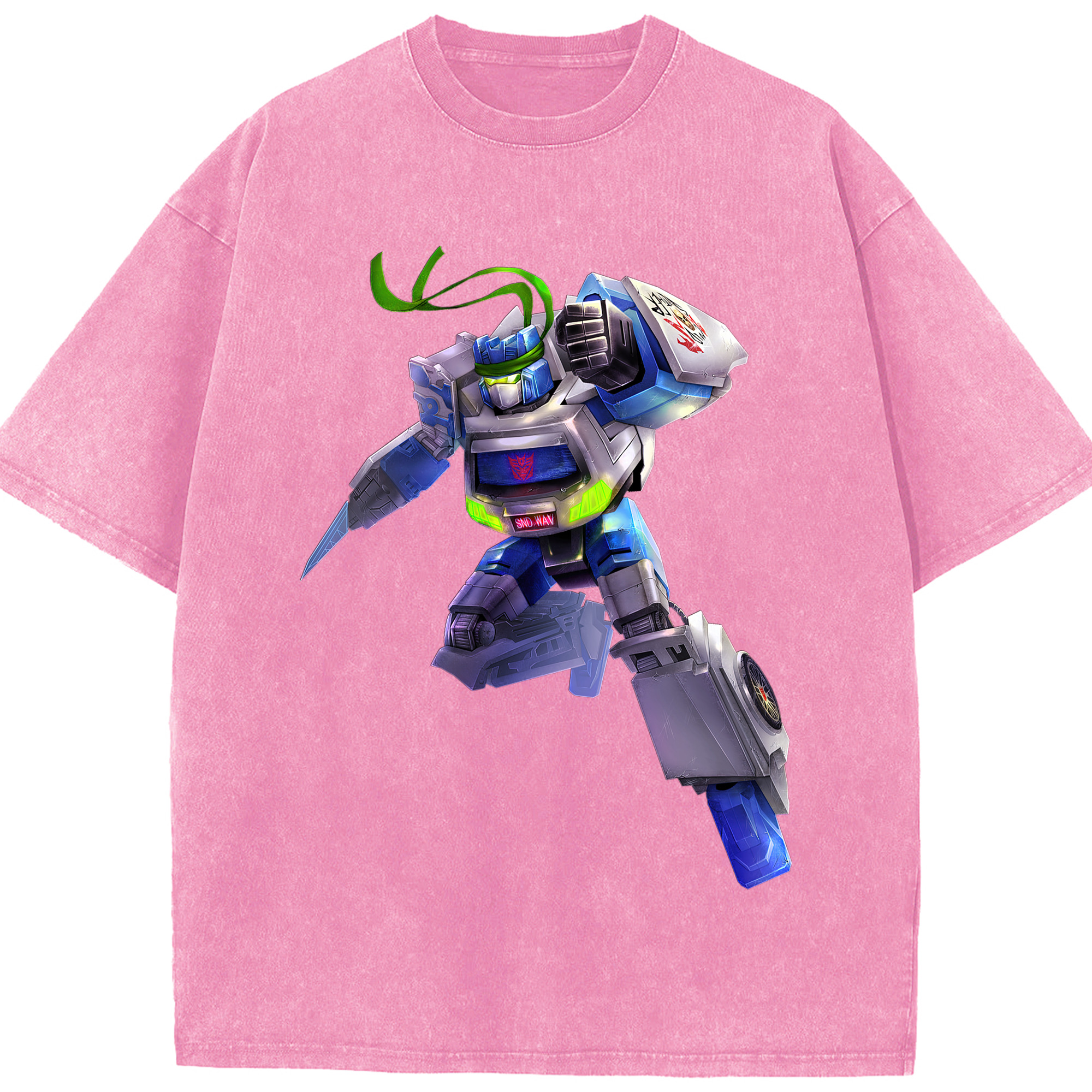 （画像用）  綿100% ヴィンテージ風 半袖Tシャツ（フロントプリント）